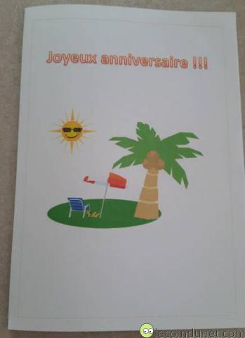 Carte anniversaire