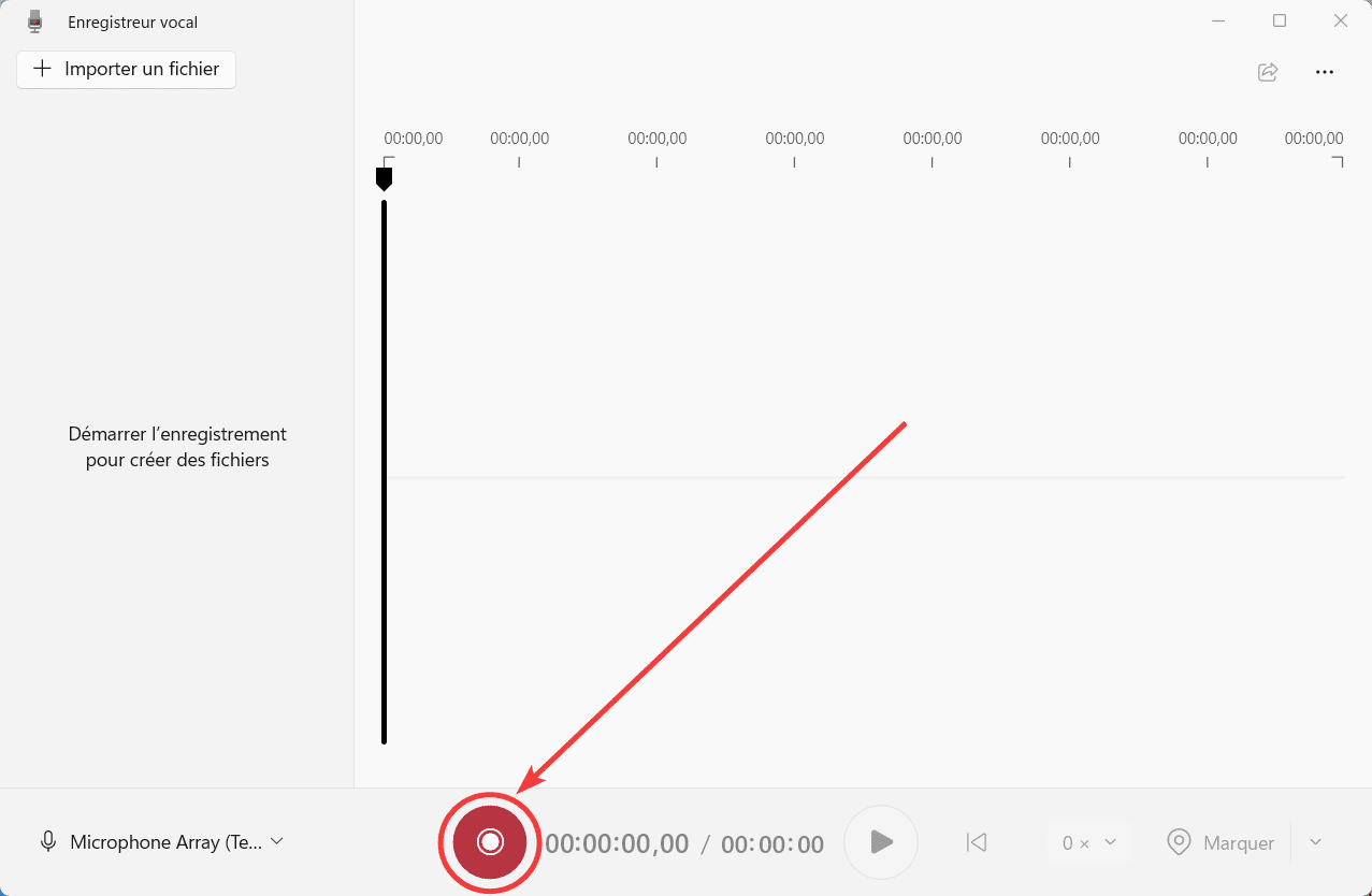 Enregistrer sa voix sur Windows 11