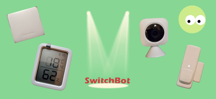 SwitchBot: Test des Hub Mini, מצלמת פנים, חיישן מגע ומטר פלוס