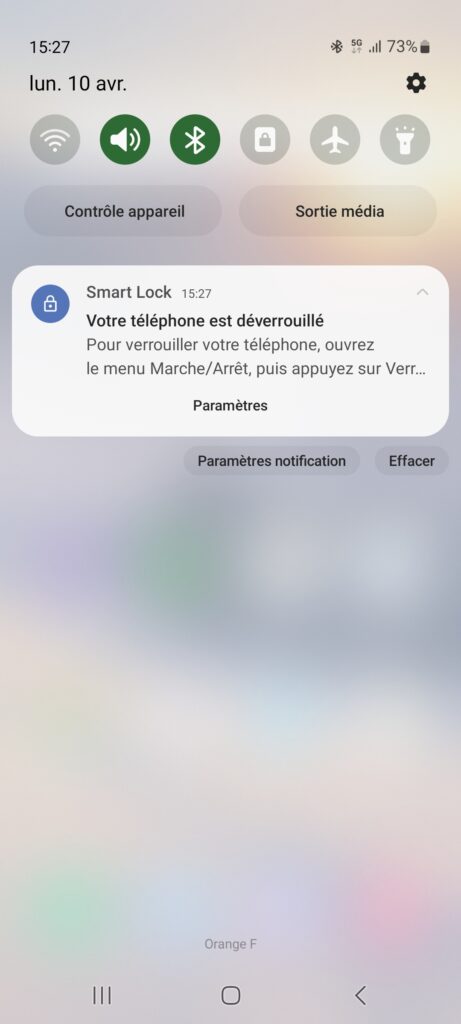 Déverrouiller téléphone avec montre