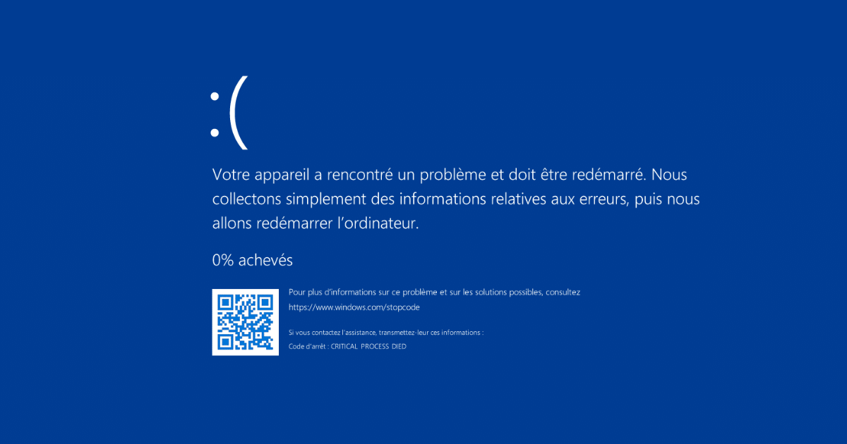 קוד עצירה של Windows: הרשימה המלאה של גורמים למסך כחול