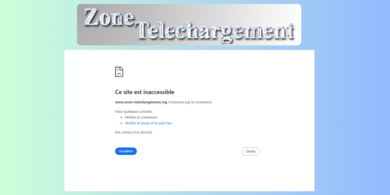 zone telechargement inaccessible